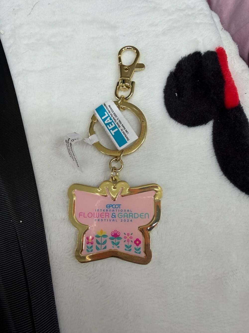 Disney Epcot International Flower & Garden Festival 2024 Butterfly Keychain